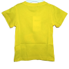 Camiseta amarilla manga corta bebé y niño