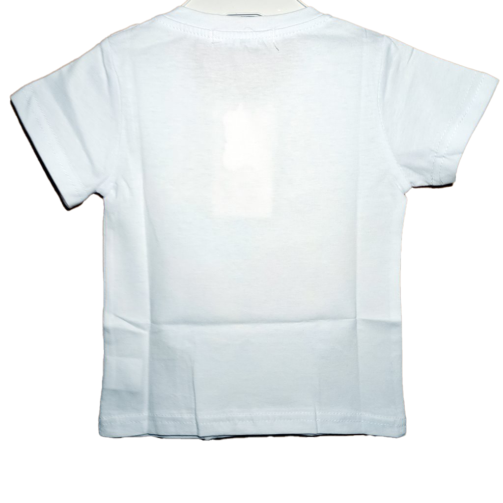 Camiseta Dolphin Blanca Camiseta blanca manga corta bebé y niño