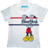 Camiseta blanca manga corta Bebé y niño