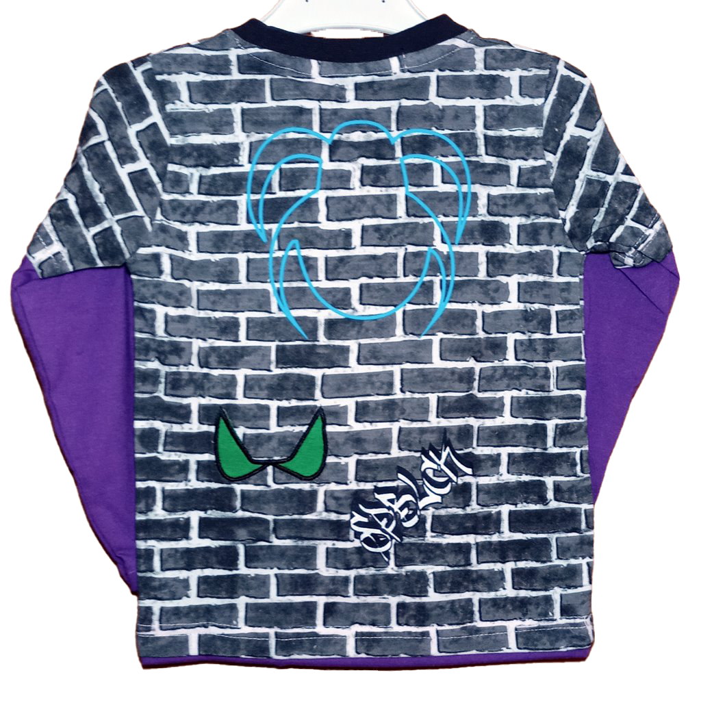 Camiseta Spider Lila Camiseta lila de manga corta para niño