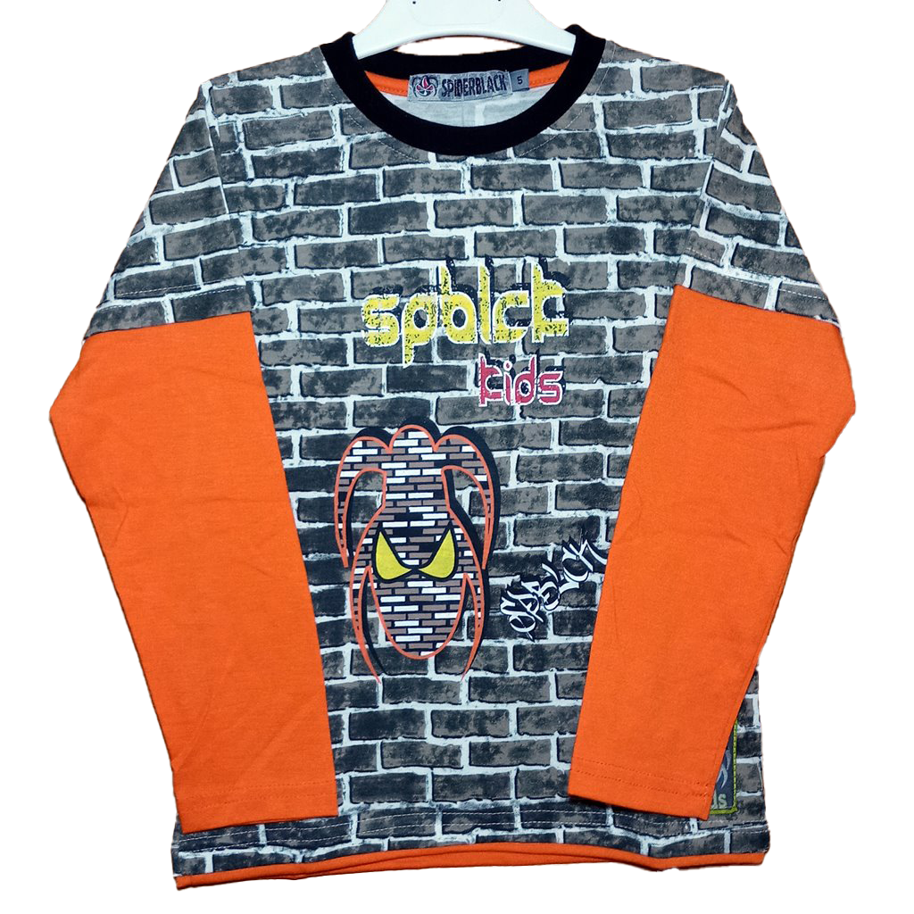 Camiseta Spider Naranja Camiseta naranja de manga corta para niño