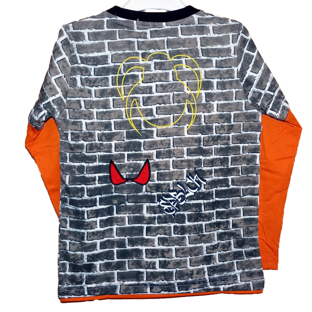 Camiseta Spider Naranja Camiseta naranja de manga corta para niño