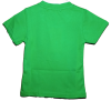 Camiseta verde manga corta bebé y niño
