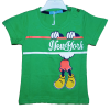 Camiseta verde manga corta Bebé y niño