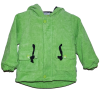 Chaqueta verde para bebé y niño