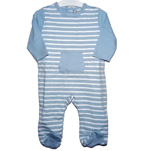 Pelele largo azul para bebé