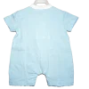 Pelele corto azul para bebé