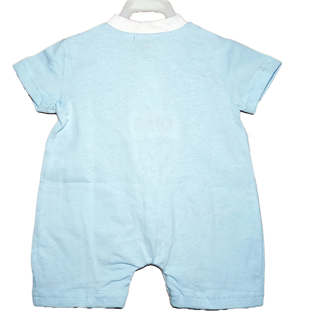 Pelele Bear Azul Pelele corto azul para bebé