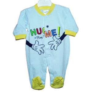 Pelele largo azul para bebé