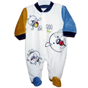 Pelele largo blanco para bebé