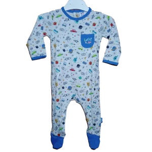 Pelele largo gris para bebé