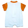 Pelele corto naranja para bebé