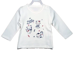 Camiseta manga larga bebé niña