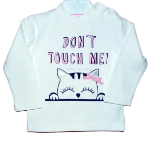 Camiseta manga larga bebé niña