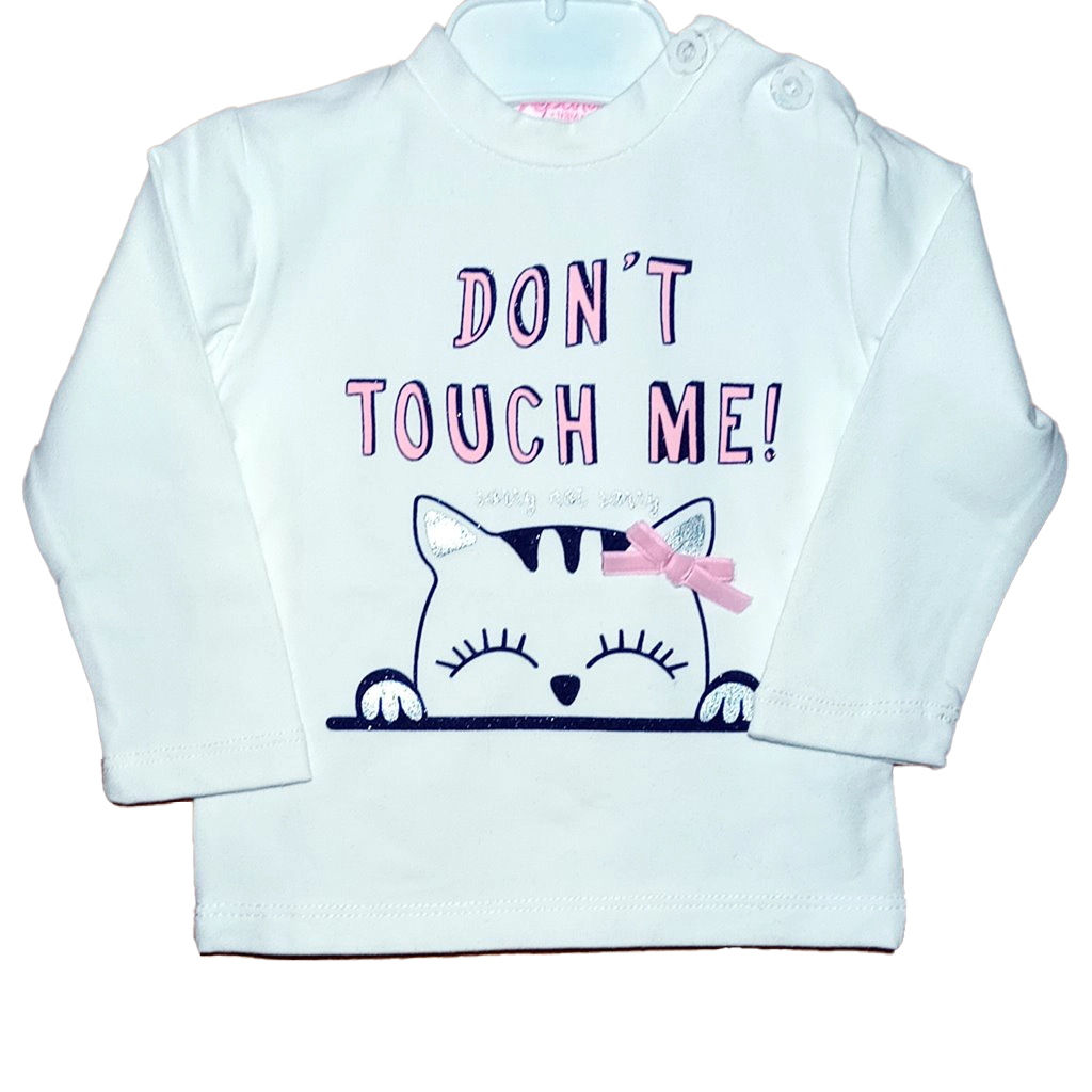 Camiseta Cat Camiseta manga larga bebé niña