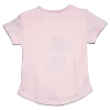 Camiseta rosa de manga corta para bebé y niña