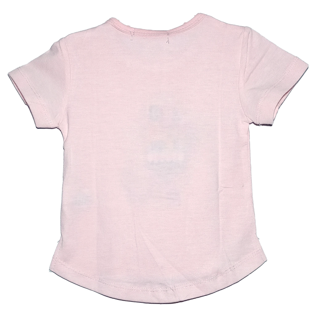 Camiseta Forever Rosa Camiseta rosa de manga corta para bebé y niña