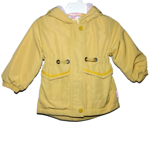 Chaqueta amarilla para bebé y niña