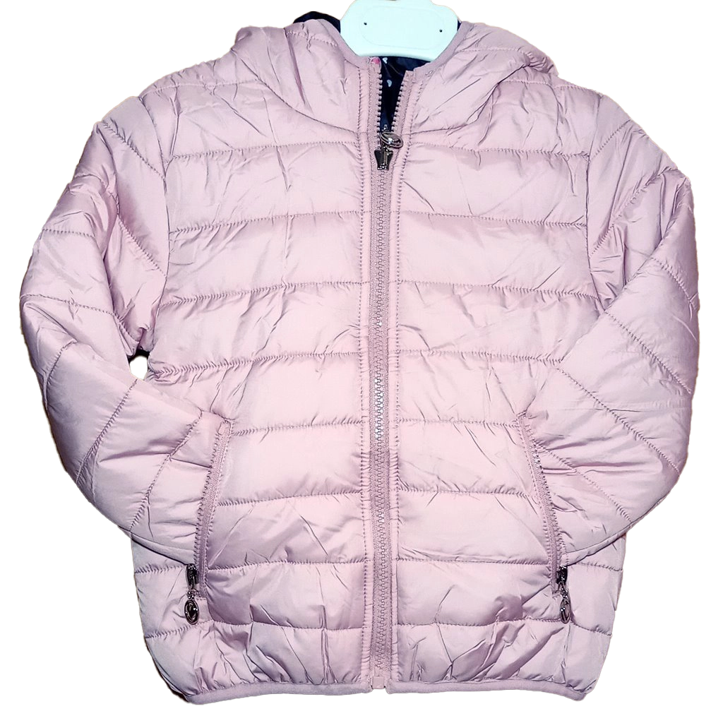 Chaqueta Reversible Rosa Chaqueta reversible niña