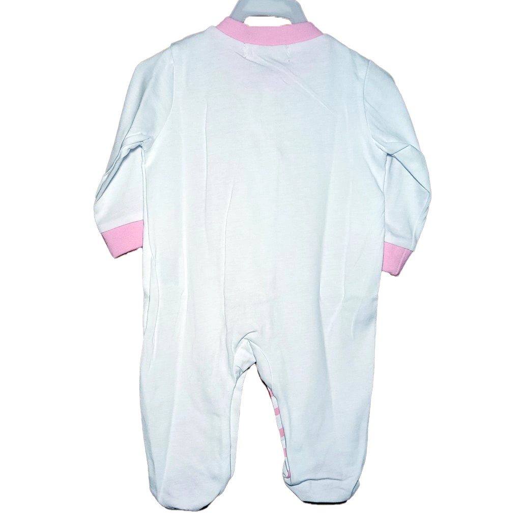 Pelele Cat Blanco Pelele largo blanco para bebé niña