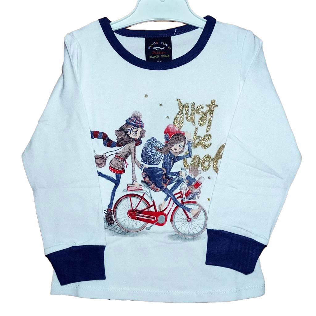 Pijama Friends Pijama blanco y azul para bebé y niña