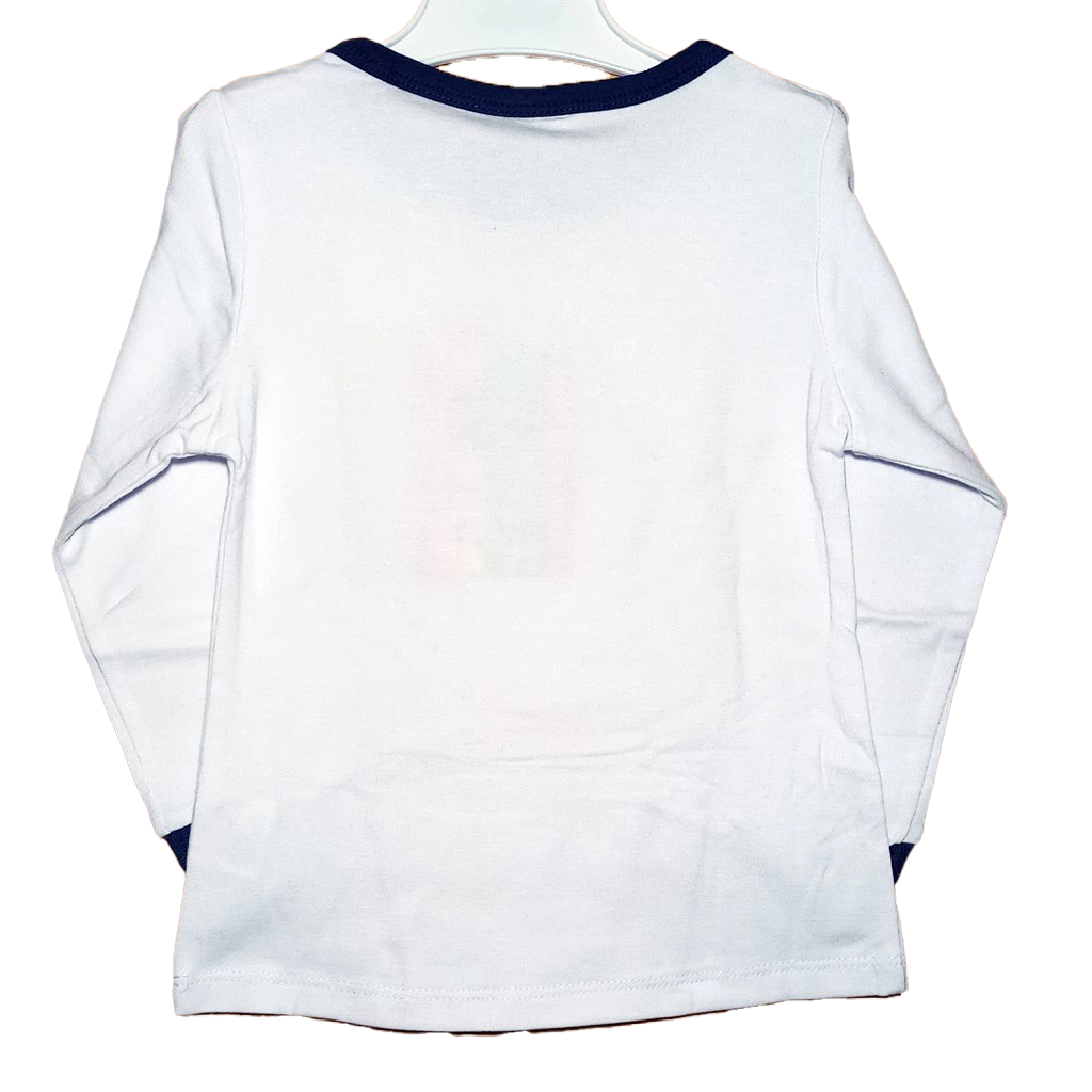 Pijama Friends Pijama blanco y azul para bebé y niña