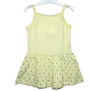 Vestido de tirantes amarillo para bebé y niña