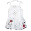 Vestido de tirantes blanco para bebé y niña