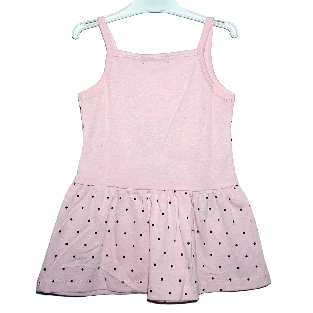Vestido Bunny Rosa Vestido de tirantes rosa para bebé y niña